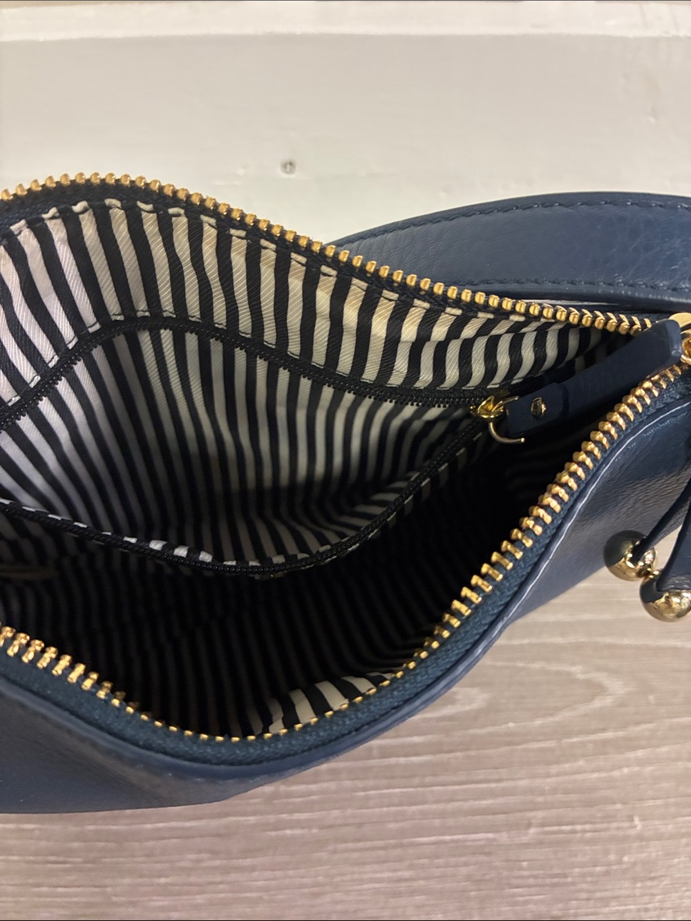 kate spade blue leather crossbody purse - Picture 7 of 12